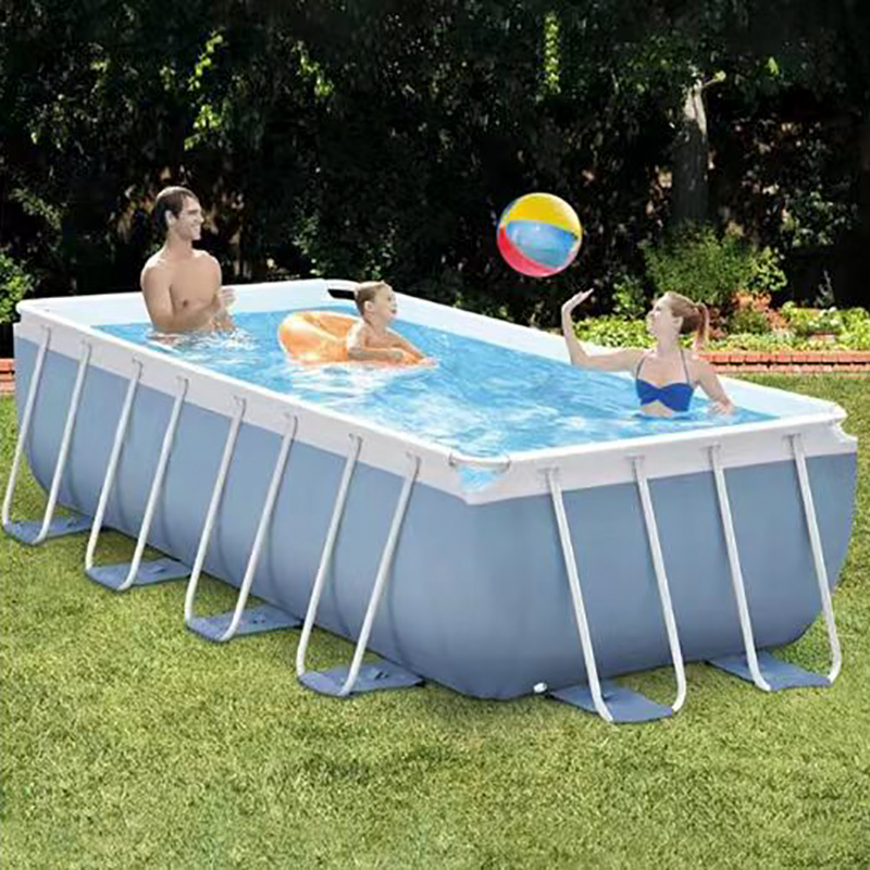 Tissu en polyester enduit de PVC pour piscine hors sol à ossature métallique