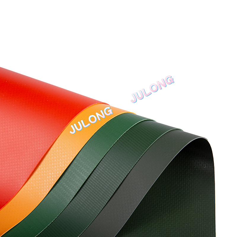 Tissu de polyester enduit de conduit d'air PVC pour construction de construction industrielle